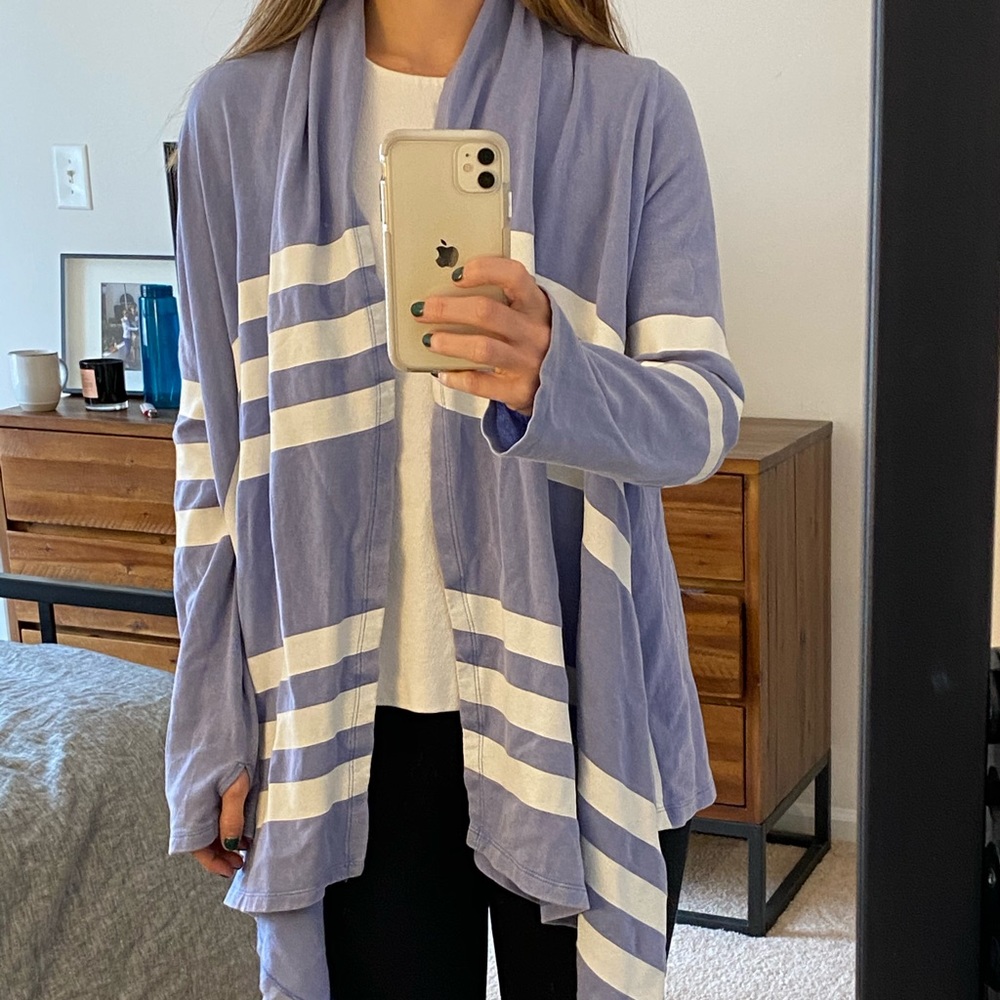 Sauce Shawl Sweatshirt - Light Blue